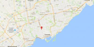 Harta e Bracondale Malore të qarkut të Torontos