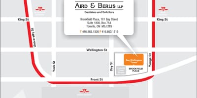 Harta e Brookfield Vend Toronto Qytetit