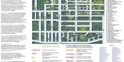 Harta e Cabbagetown ngjarjet Toronto