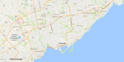 Harta e Clairville qarkut në Toronto