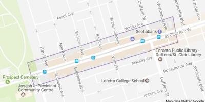 Harta e Corso Italia Toronto