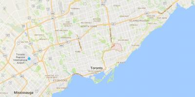Harta e Bridle Rrugën e qarkut në Toronto