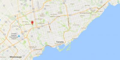 Harta e Elms qarkut në Toronto
