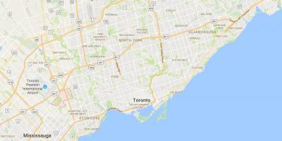 Harta e Eringate qarkut në Toronto