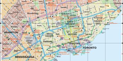 Harta e Expressways Toronto