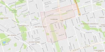 Harta e Fairbank lagjen Toronto