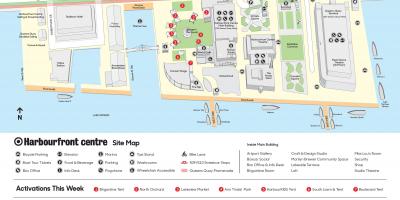 Harta e Harbourfront qendra e parkimit