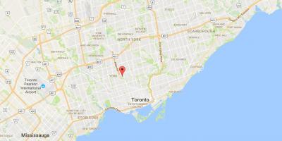 Harta e Humewood–Cedarvale qarkut në Toronto