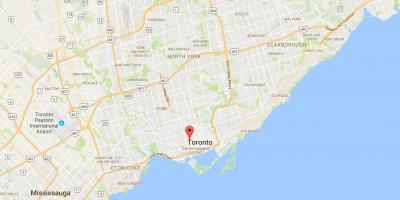 Harta e Kensington Tregun e qarkut në Toronto