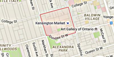 Harta e Kensington Tregut
