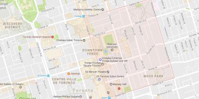 Harta e Kopshtit Qarkut Toronto Qytetit