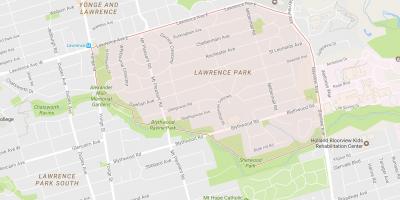 Harta e Lawrence Park lagjen Toronto