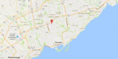 Harta e Ledbury Park qarkut në Toronto