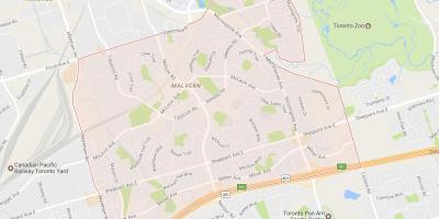 Harta e Malvern lagjen Toronto