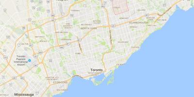 Harta e Milliken qarkut në Toronto