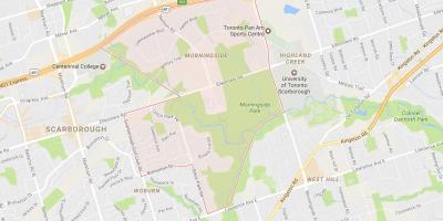 Harta e Morningside lagjen Toronto