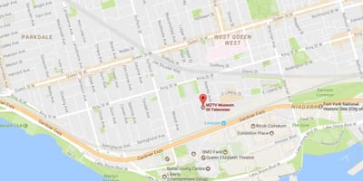Harta e MZTV muzeun e televizionit Toronto