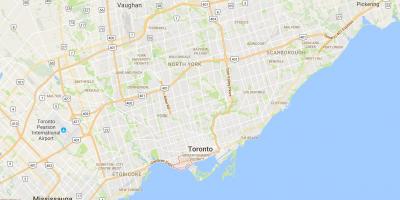 Harta e Niagara qarkut në Toronto