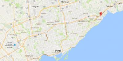 Harta e Perëndimit Rouge qarkut në Toronto
