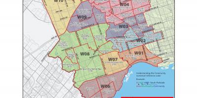 Harta e perëndimit Toronto