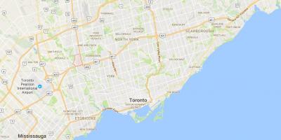 Harta e Pelmo Park – Humberlea qarkut në Toronto