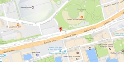 Harta e Rees rrugë Toronto