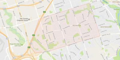 Harta e Richview lagjen Toronto
