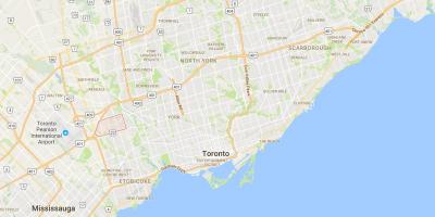 Harta e Richview qarkut në Toronto