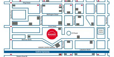 Harta e Rogers qendra e parkimit