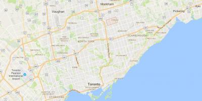 Harta e Steeles qarkut në Toronto