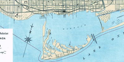 Harta e Torontos Port 1906