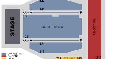 Harta e Torontos qendra për art seating