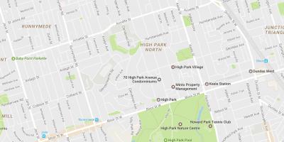 Harta e Lartë Park lagjen Toronto