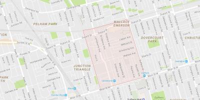 Harta e Wallace Emerson lagjen Toronto