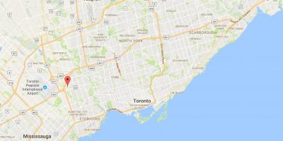 Harta e Willowridge qarkut në Toronto