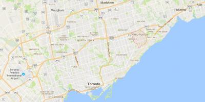 Harta e Woburn qarkut në Toronto