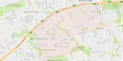 Harta e York Mullinj lagjen Toronto